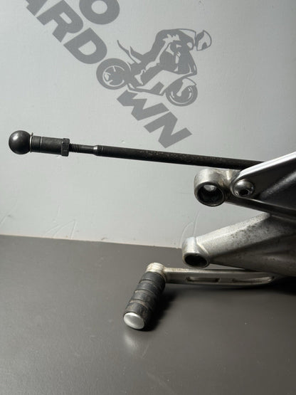 TRIUMPH STREET TRIPLE 675 675R Left Footrest Left Foot Hanger 2007-11 BENT PEDAL