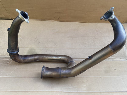 KTM 1290 Super Duke exhaust manifold downpipes 2014 KTM 1290 Exhaust OEM