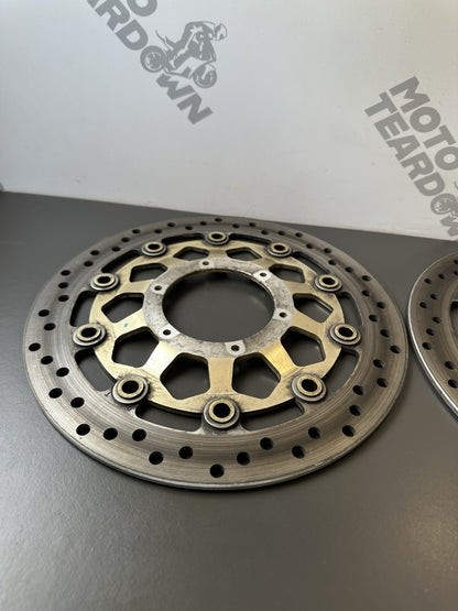 Honda CBR1000RR Pair of Front Yutaka Brake Discs 2004 2005 RR4 RR5 Front Discs