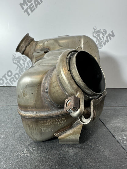 KTM 790 Duke 2020 Exhaust Cat Box Catalytic Converter 3766 Miles 2018 2019 OEM