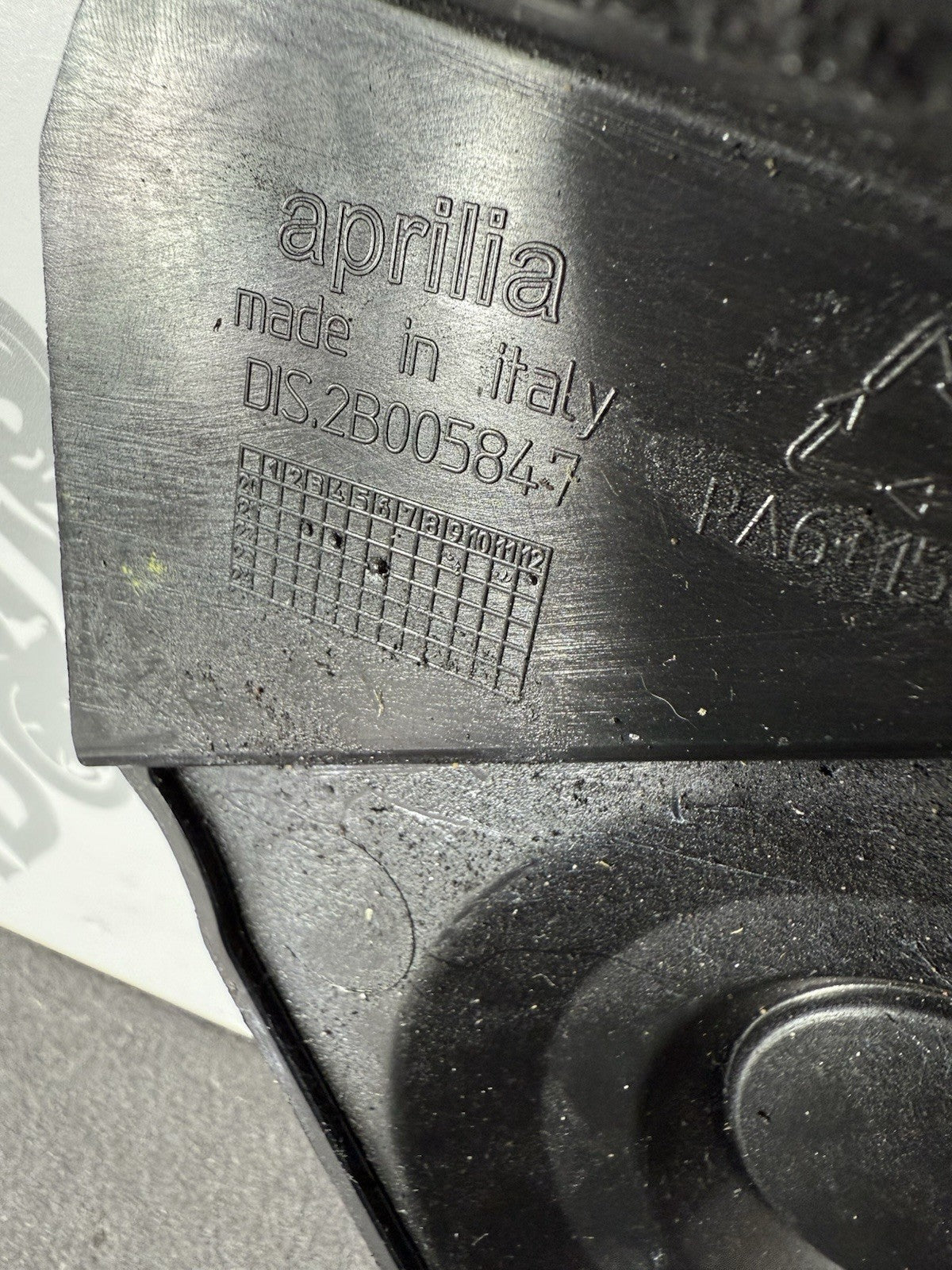 Aprilia RS660 2021 Front Sprocket Cover Shield Only 6220 Miles 2022-2025 OEM