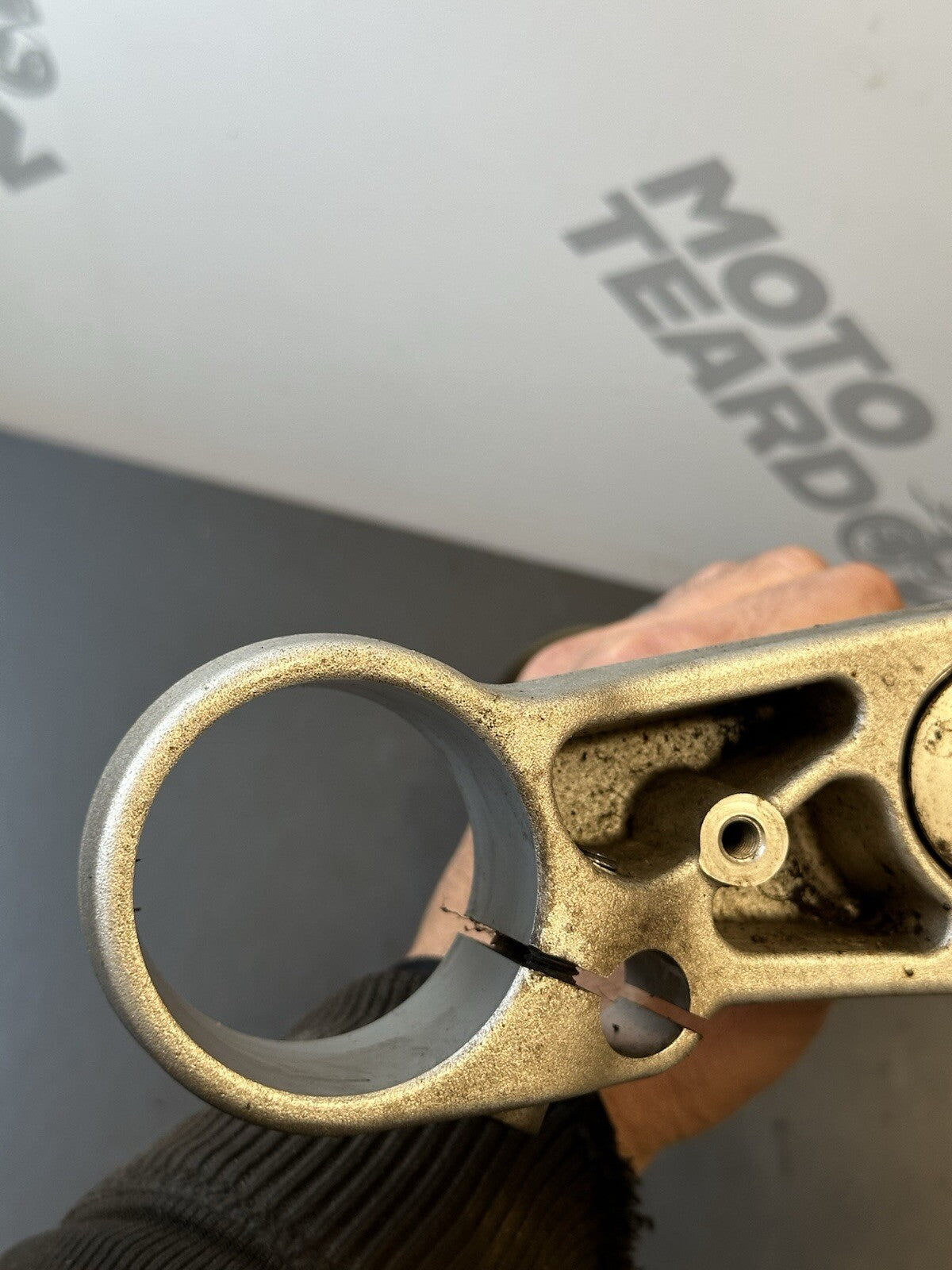 Triumph Street Triple 765S Bottom Yoke Steering Stem Lower Yoke *SLIGHTLY OUT*