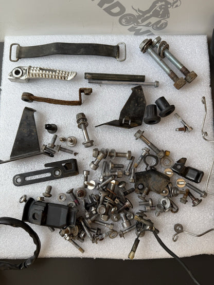 TRIUMPH STREET TRIPLE 675R Job Lot NUTS BOLTS SPARES Job Lot 17,009 Miles OEM