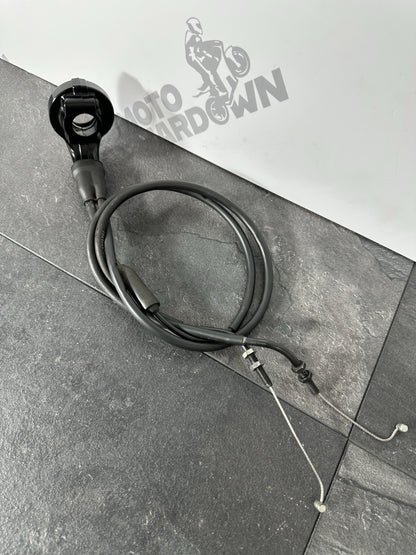 Triumph Street Triple 675 R 2015 Throttle Assembly Cables 2013-2016 16470 Miles