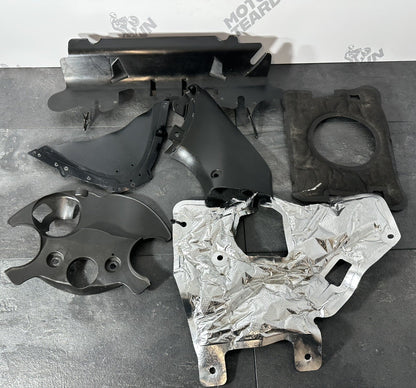 Suzuki GSXR 1300 2016 HAYABUSA Splash Guards Panels Heat Shield 18408 Miles OEM