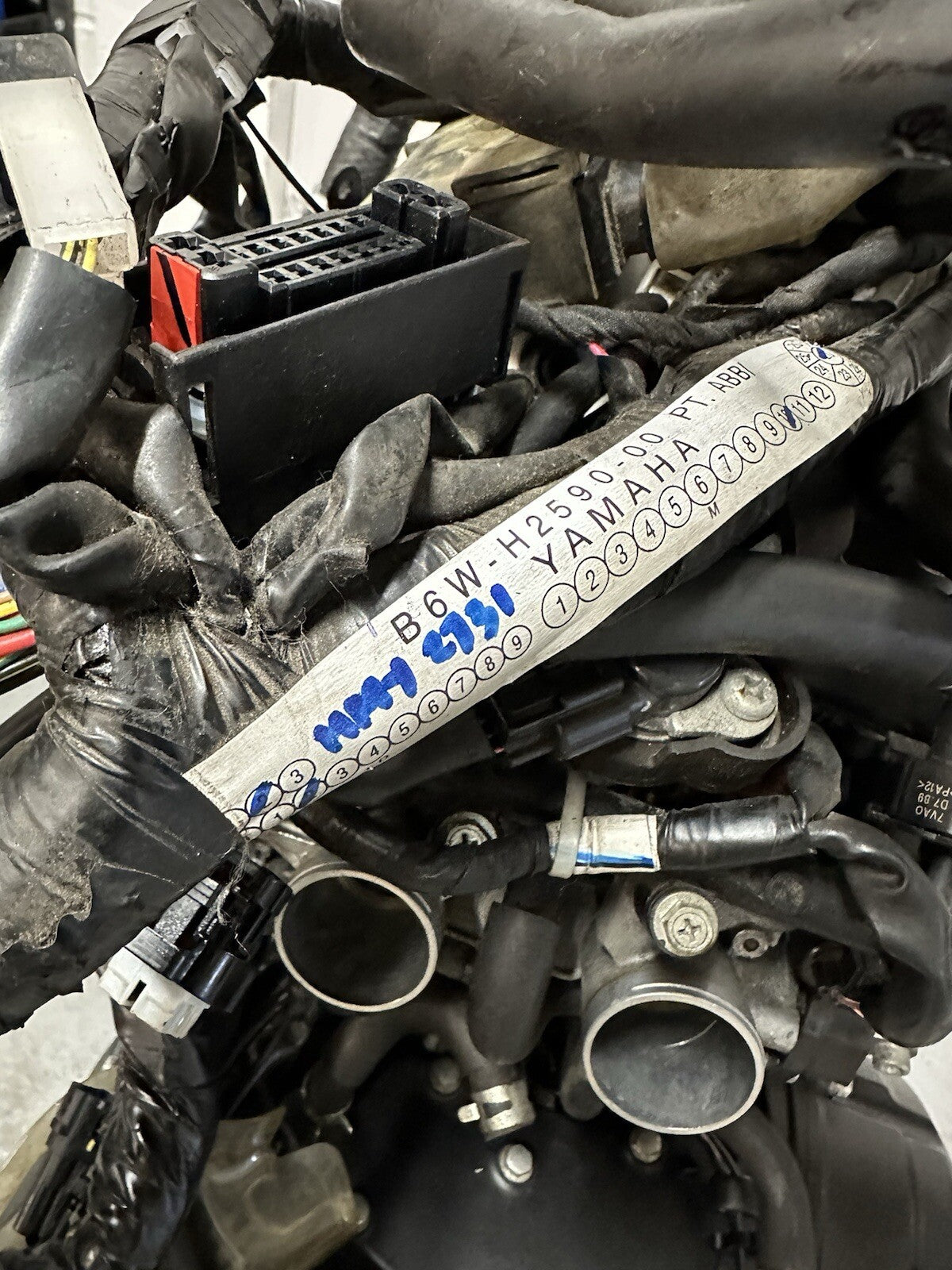 Yamaha MT-03 MT03 Complete engine wiring loom Throttle Bodies 2020 12,615 Miles