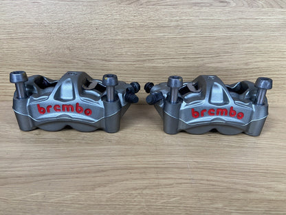 Triumph Street Triple 765 RS BREMBO FRONT BRAKE CALIPERS Brembo Monobloc M50 OEM