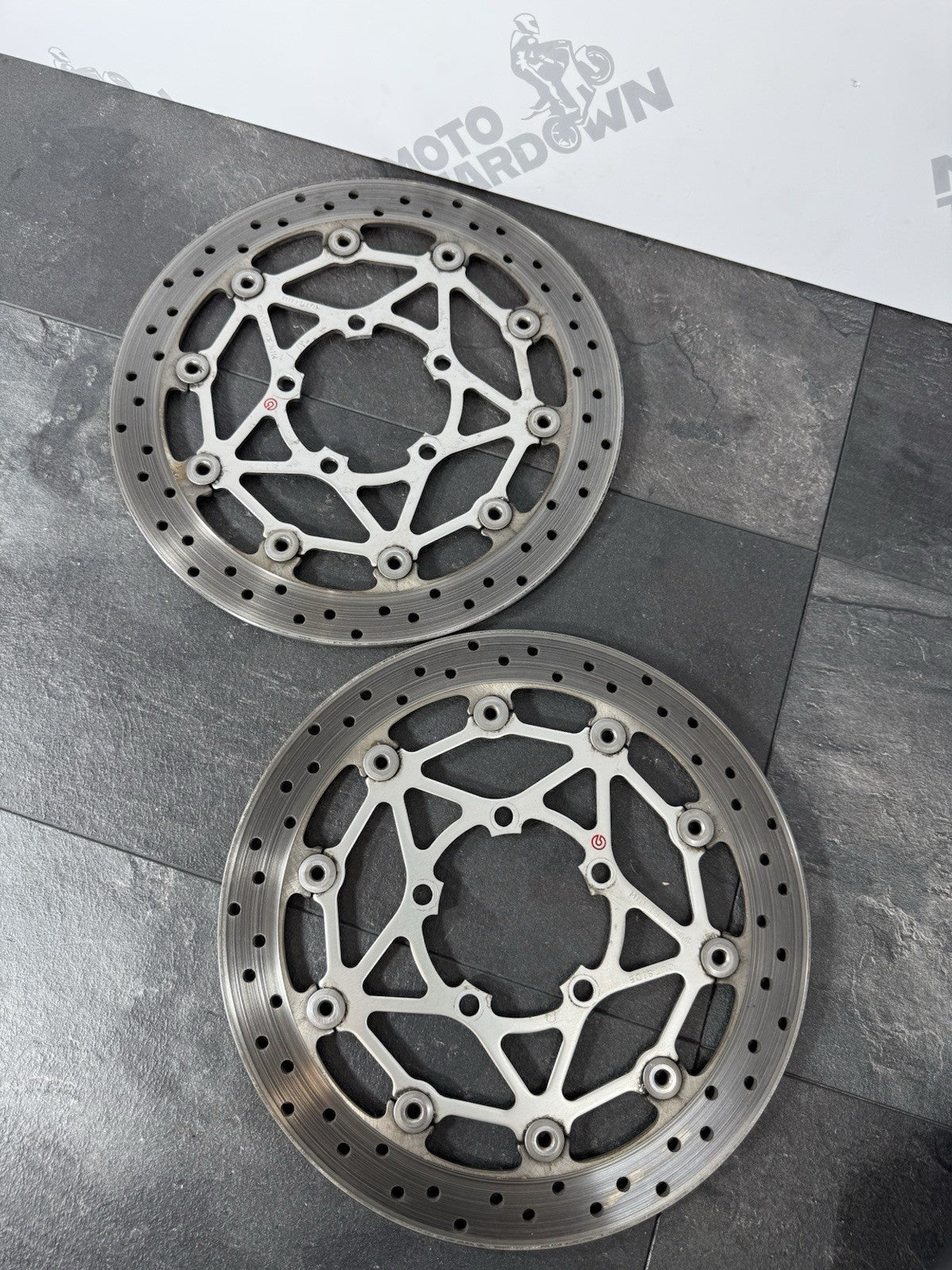 Triumph Street Triple 765 RS 2021 BREMBO Front Brake Discs 21650 Mile 2020-2022