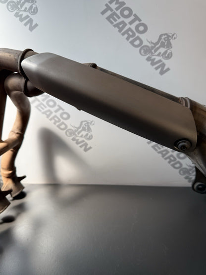 Triumph Trident 660 Exhaust System Downpipes Headers 2021-2024 Trident Exhaust