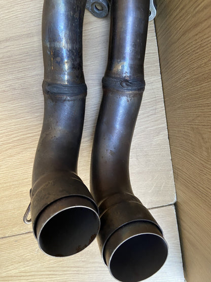 APRILIA TUONO V4 1100 Factory Exhaust Down Pipes 2020 Tuono V4 Downpipes OEM