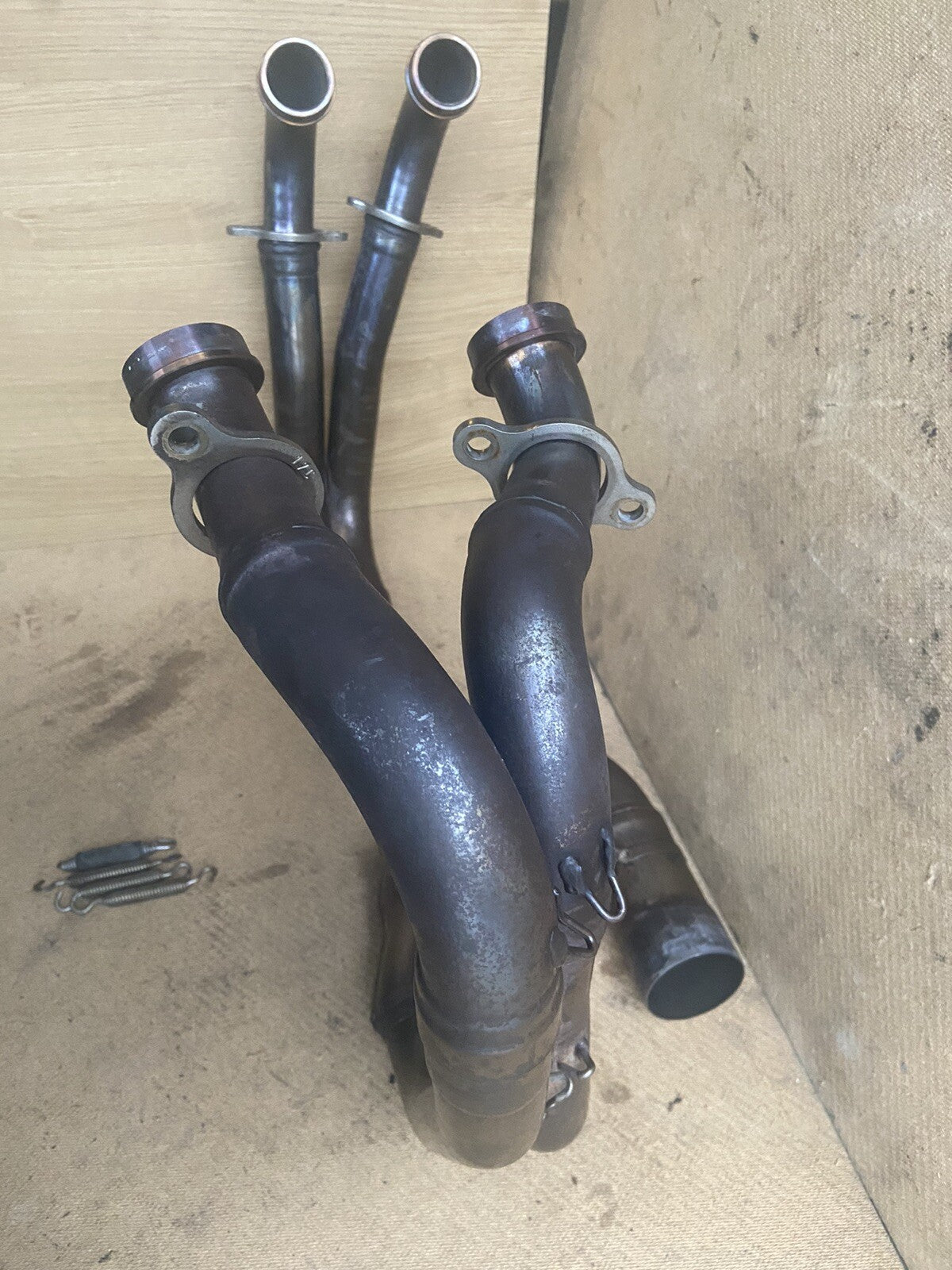 APRILIA TUONO V4 1100 FACTORY HEADERS DOWN PIPES Aprilia Exhaust System OEM 2017