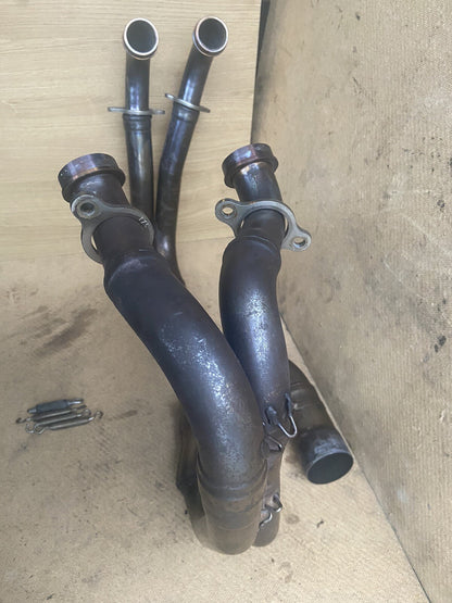 APRILIA TUONO V4 1100 FACTORY HEADERS DOWN PIPES Aprilia Exhaust System OEM 2017
