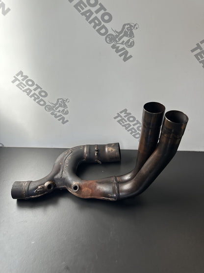 Aprilia Tuono V4 1100 Factory Exhaust Link Pipes Manifold RSV4 2017 OEM EXHAUST