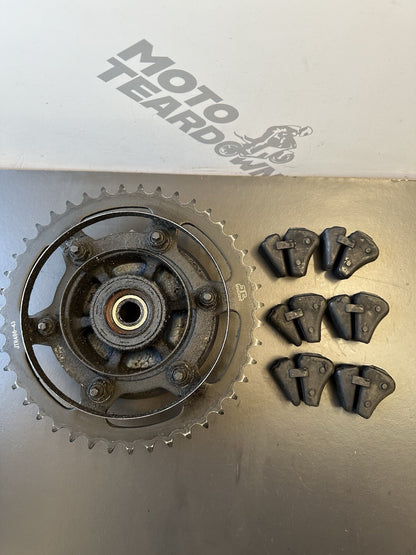 Yamaha MT03 rear sprocket With JT Rear Sprocket carrier and cush drives 2020-