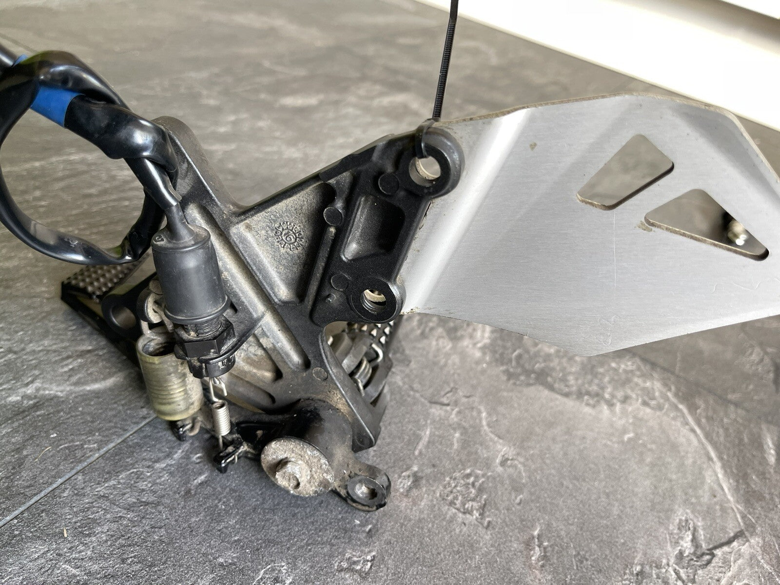 Kawasaki Ninja ZX10R 2017 Right Rearset Switch Footrest 16125 Mile 2016-2018 OEM