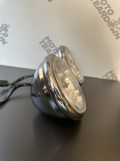 TRIUMPH STREET TRIPLE 675 675R HEADLIGHTS 675 Headlights OEM 2007-2011 8382miles