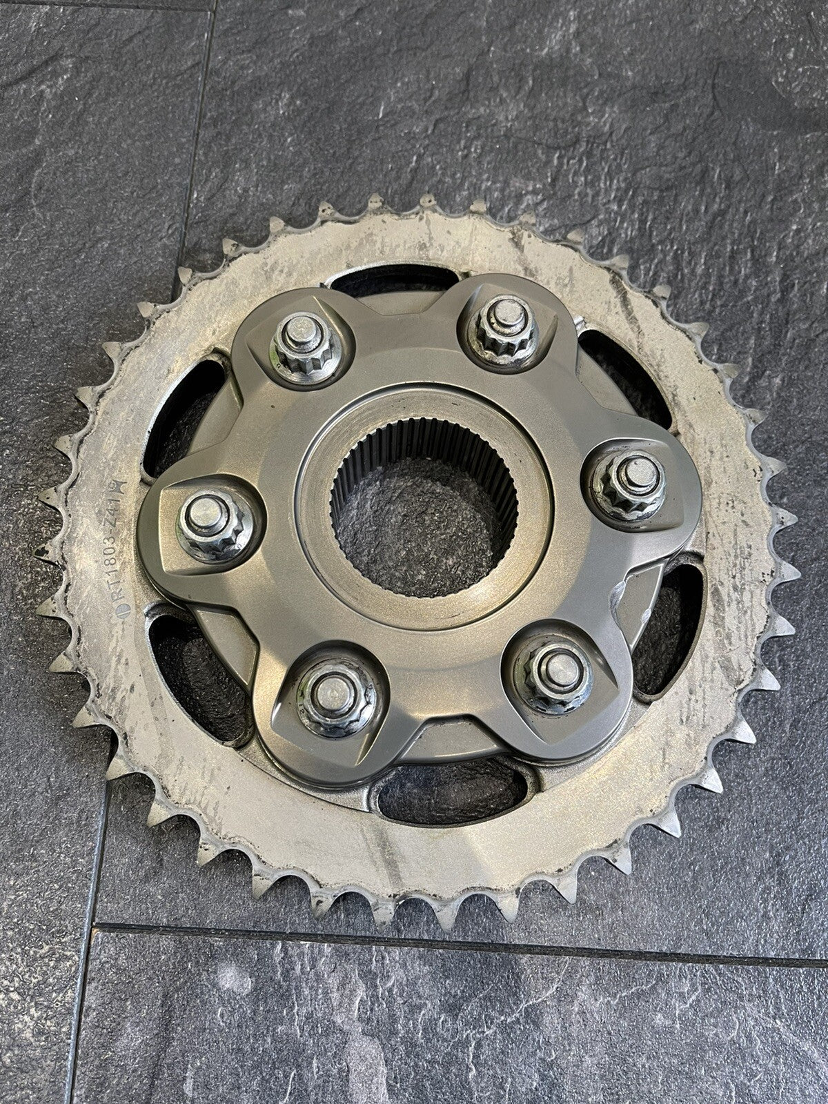 Ducati Panigale V4S V4 2018-2021 Rear Sprocket & Carrier Flange Only 2986 Miles