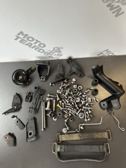 TRIUMPH STREET TRIPLE 675R Job Lot NUTS BOLTS SPARES Job Lot 25,557 Miles OEM