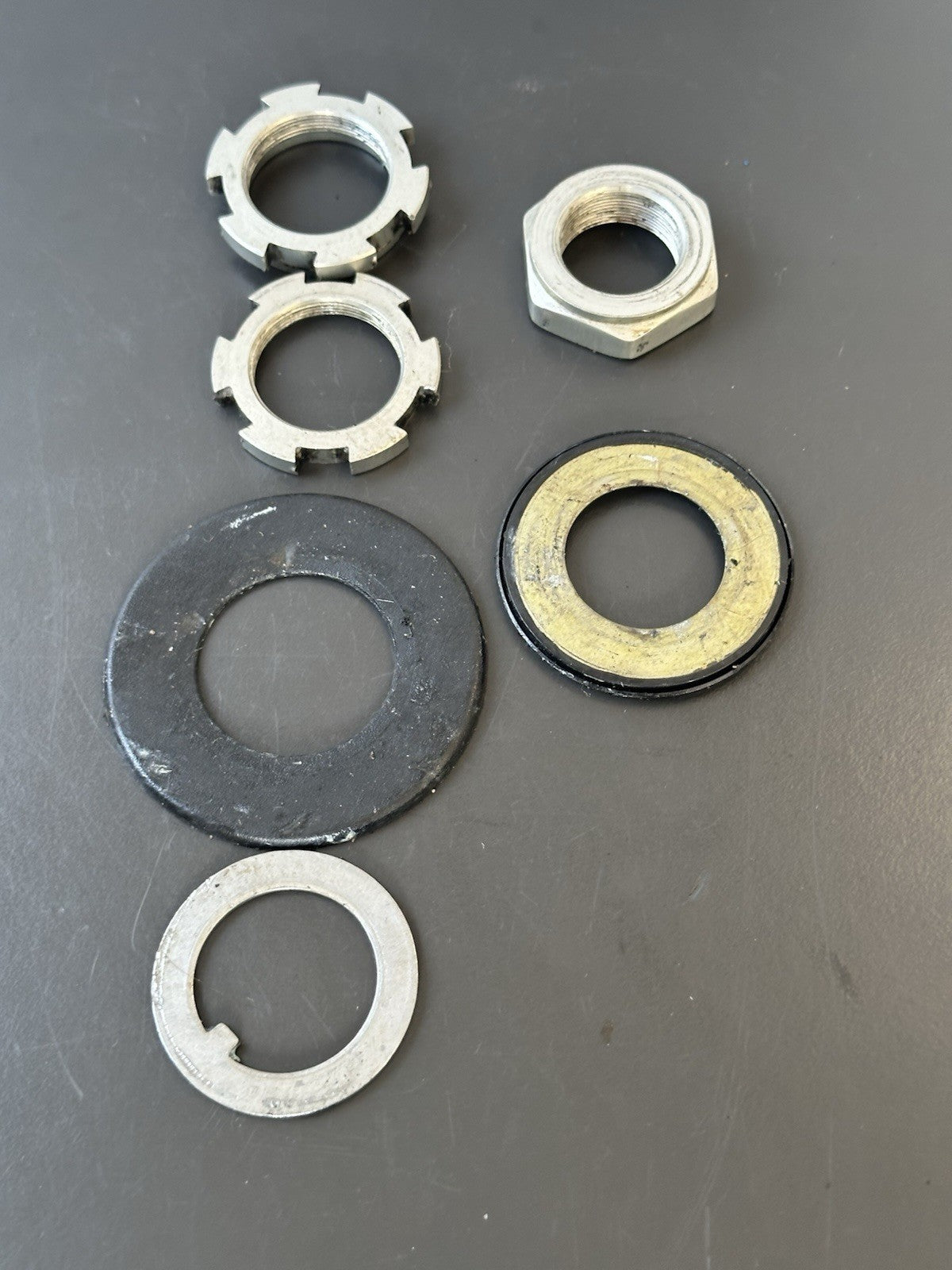 Triumph Street Triple 675 675R Front Forks Top Yokes Nuts Bolts 2007-2011 OEM