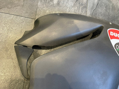 Ducati Panigale 1199 S 2012-2014 Carbon Fibre Matte Side Race Fairings 1299 899
