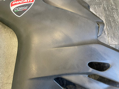 Ducati Panigale 1199 S 2012-2014 Carbon Fibre Matte Side Race Fairings 1299 899