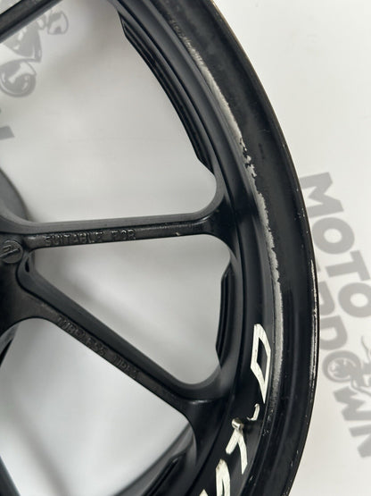 Yamaha MT07 ABS 2014 - 2017 Rear Wheel Rim Ever So Slightly Out Of Alignment OEM