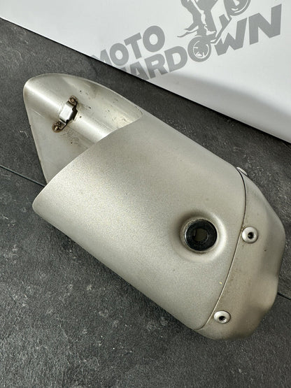 Triumph Street Triple RS 765 Exhaust Muffler Cap End Cap 5159 Miles 2017-2020