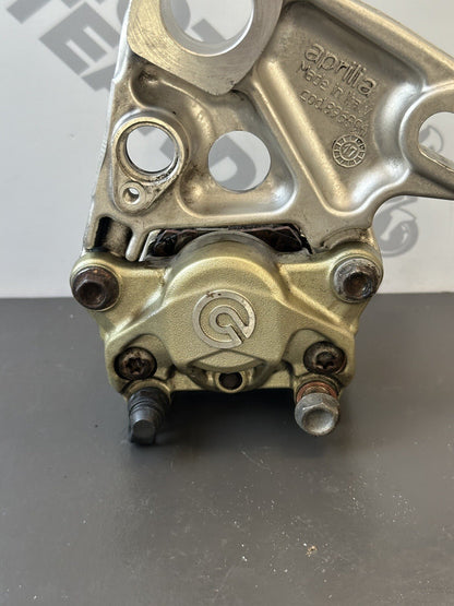 Aprilia Tuono V4 1100 FACTORY BREMBO Rear Brake Caliper & Hanger RSV4 OEM 2017