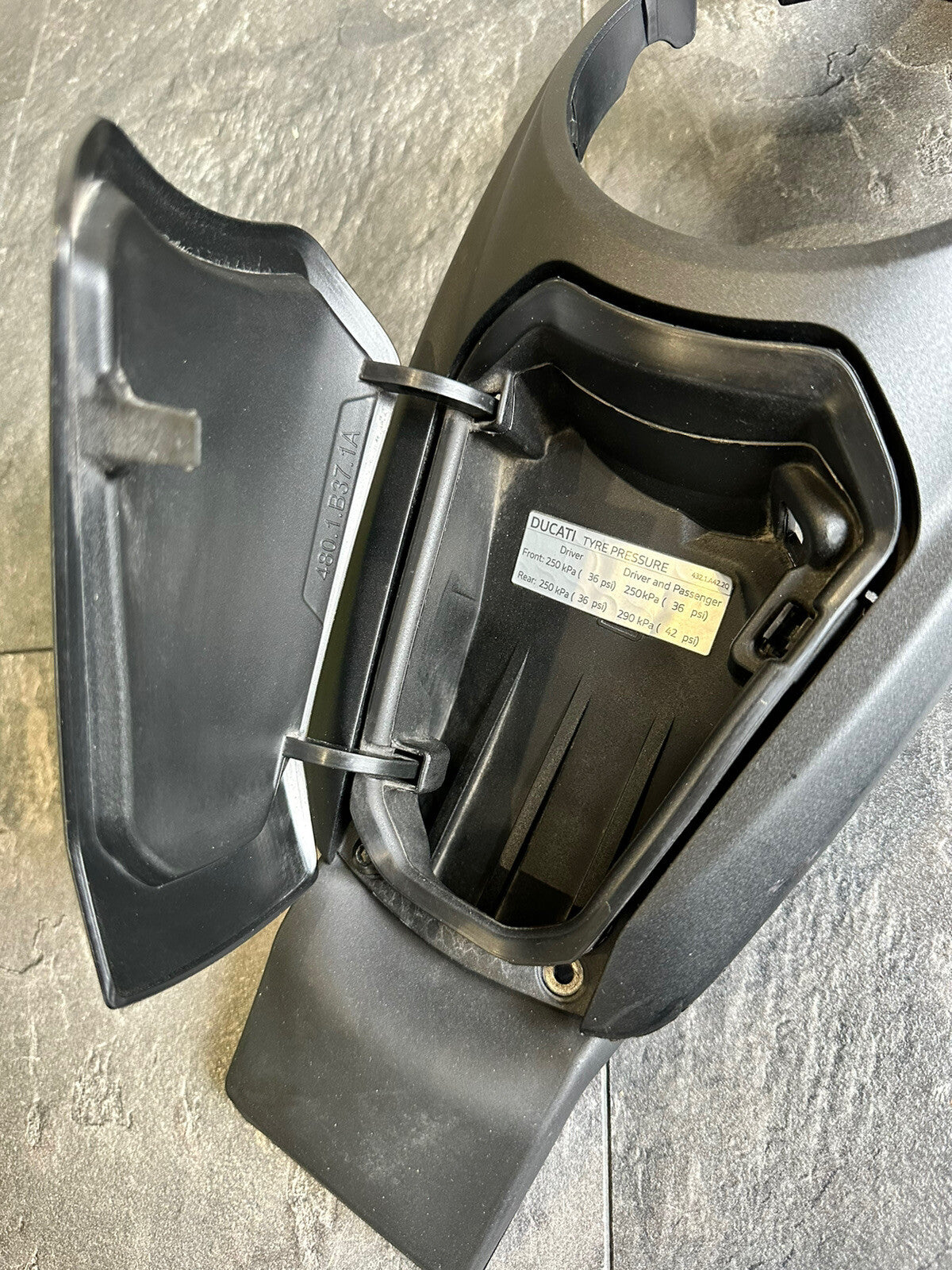 Ducati Multistrada V4 Pikes Peak 2022 Tank Storage Panel Locker 2023 OEM