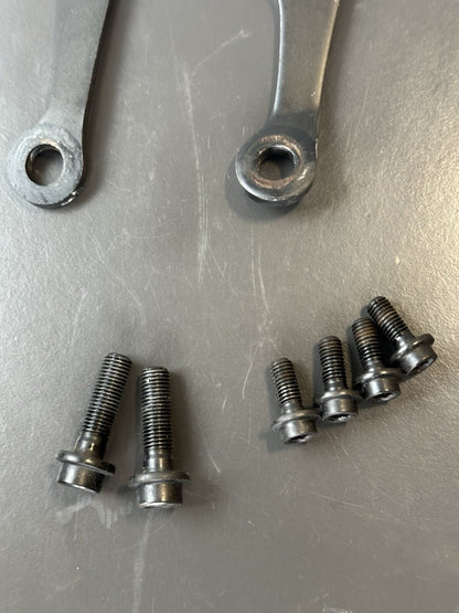 bolts & brackets for a Yamaha MT07 2015 MT07 Engine Mount Bolts NOT COMPLETE SET