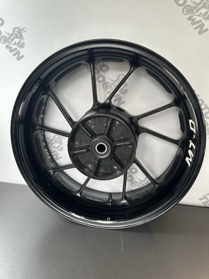 Yamaha MT07 ABS 2014 - 2017 Rear Wheel Rim Ever So Slightly Out Of Alignment OEM