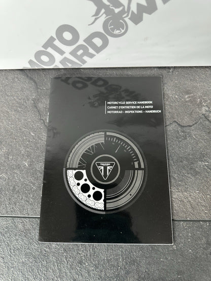 Triumph Street Triple 765 RS 2022 Service History Book Record Hand Book OEM 2023