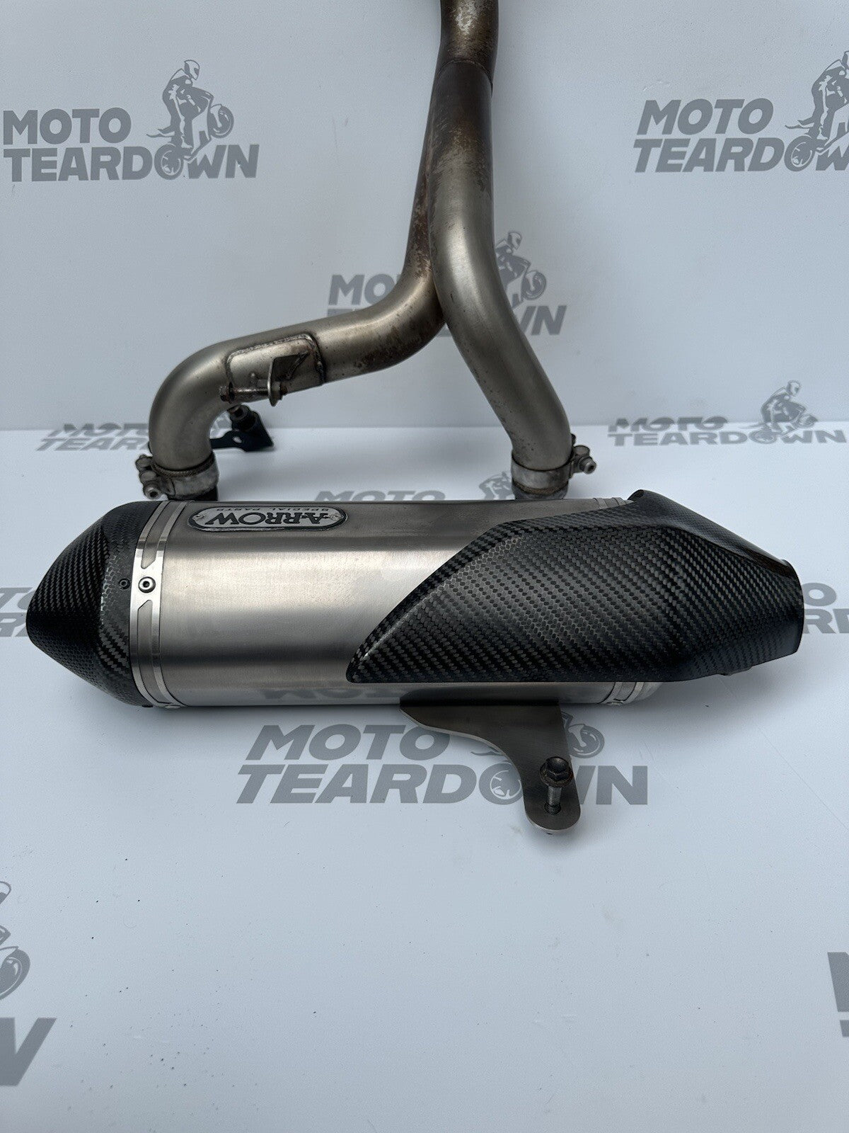 Triumph Speed Triple RS 1050 2018-2020 exhaust silencers and link pipe ARROW OEM