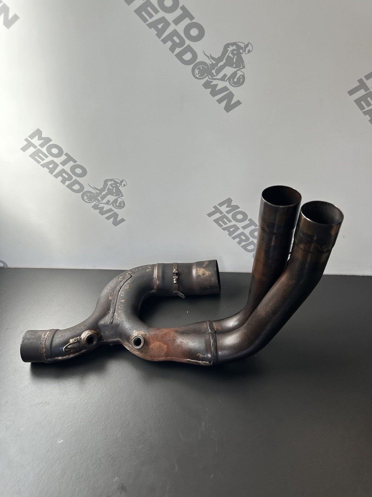 Aprilia Tuono V4 1100 Factory Exhaust Link Pipes Manifold RSV4 2017 OEM EXHAUST