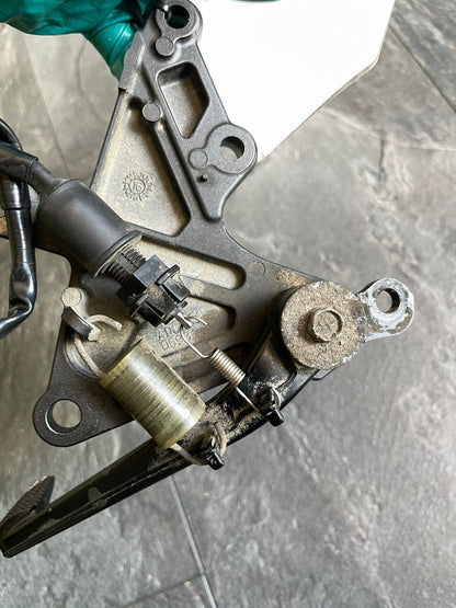 Kawasaki Ninja ZX10R 2017 Right Rearset Switch Footrest 16125 Mile 2016-2018 OEM