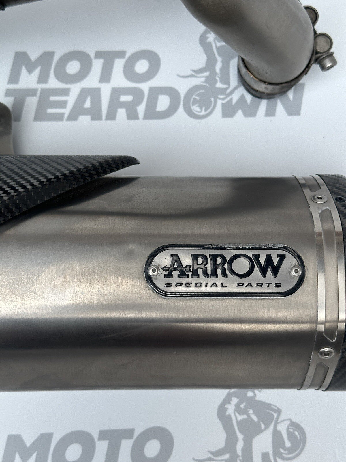 Triumph Speed Triple RS 1050 2018-2020 exhaust silencers and link pipe ARROW OEM