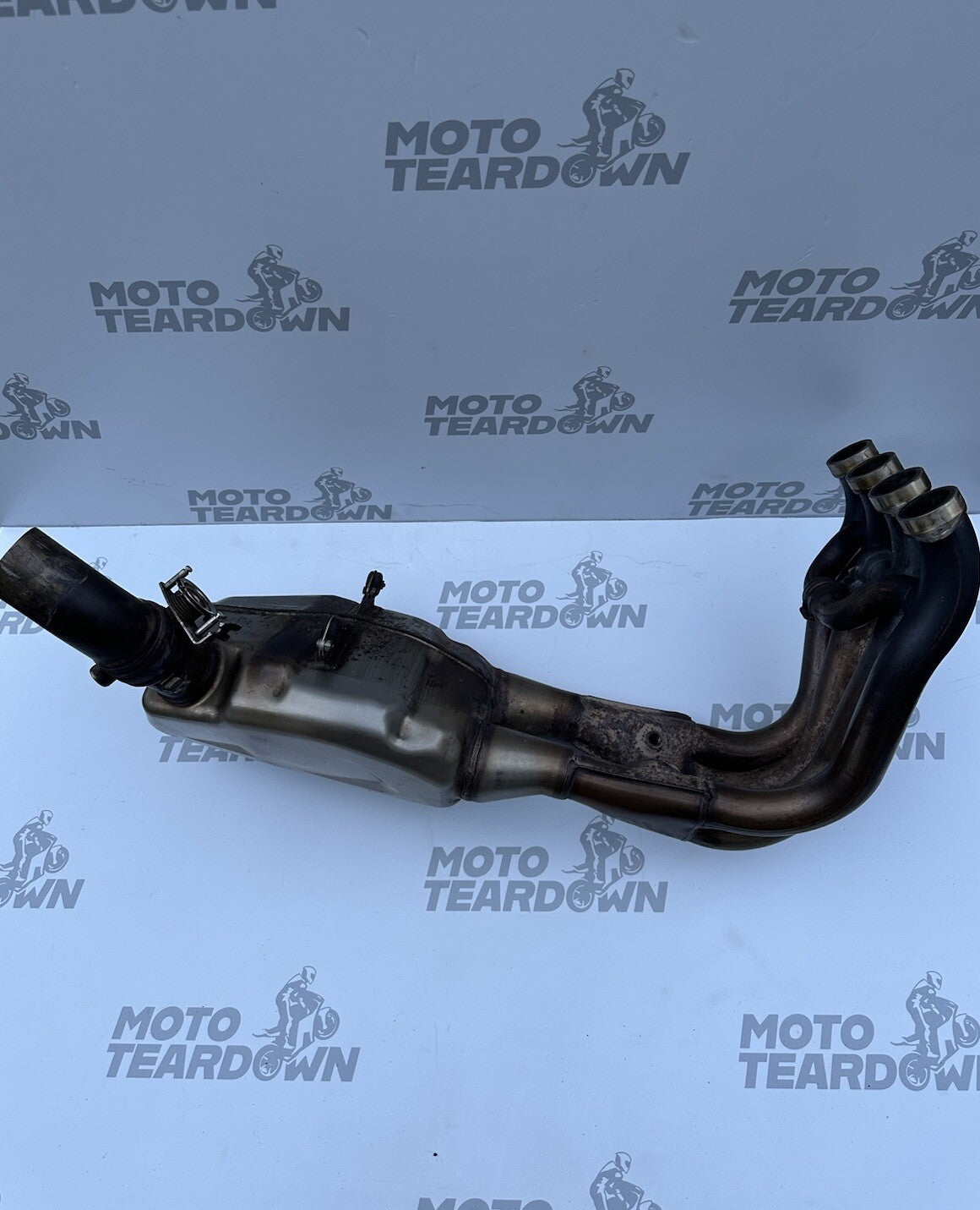 BMW S1000R Downpipes exhaust headers  BMW 8545137 2014 16,807 Miles OEM