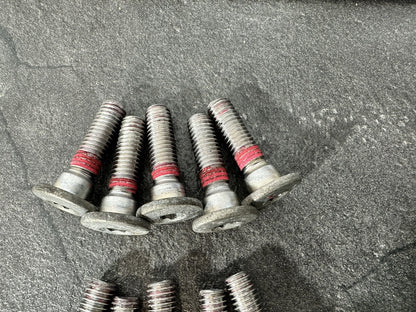 Kawasaki Z800 ABS 2016 Front Rear Brake Disc Bolts 12691 Miles 2013-2018 OEM