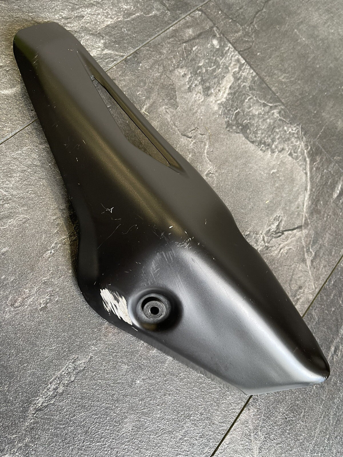 Kawasaki Ninja ZX10R 2017 Exhaust End Can Heat Shield 16125 Miles 2016-2018 OEM