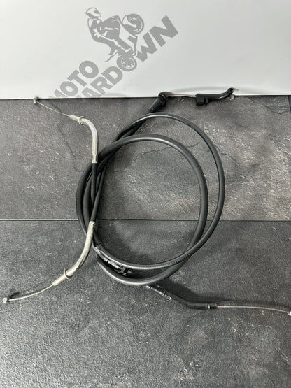 Kawasaki Z800 2016 Throttle Cables Accelerator Cable 12691 Miles 2013-2018 OEM