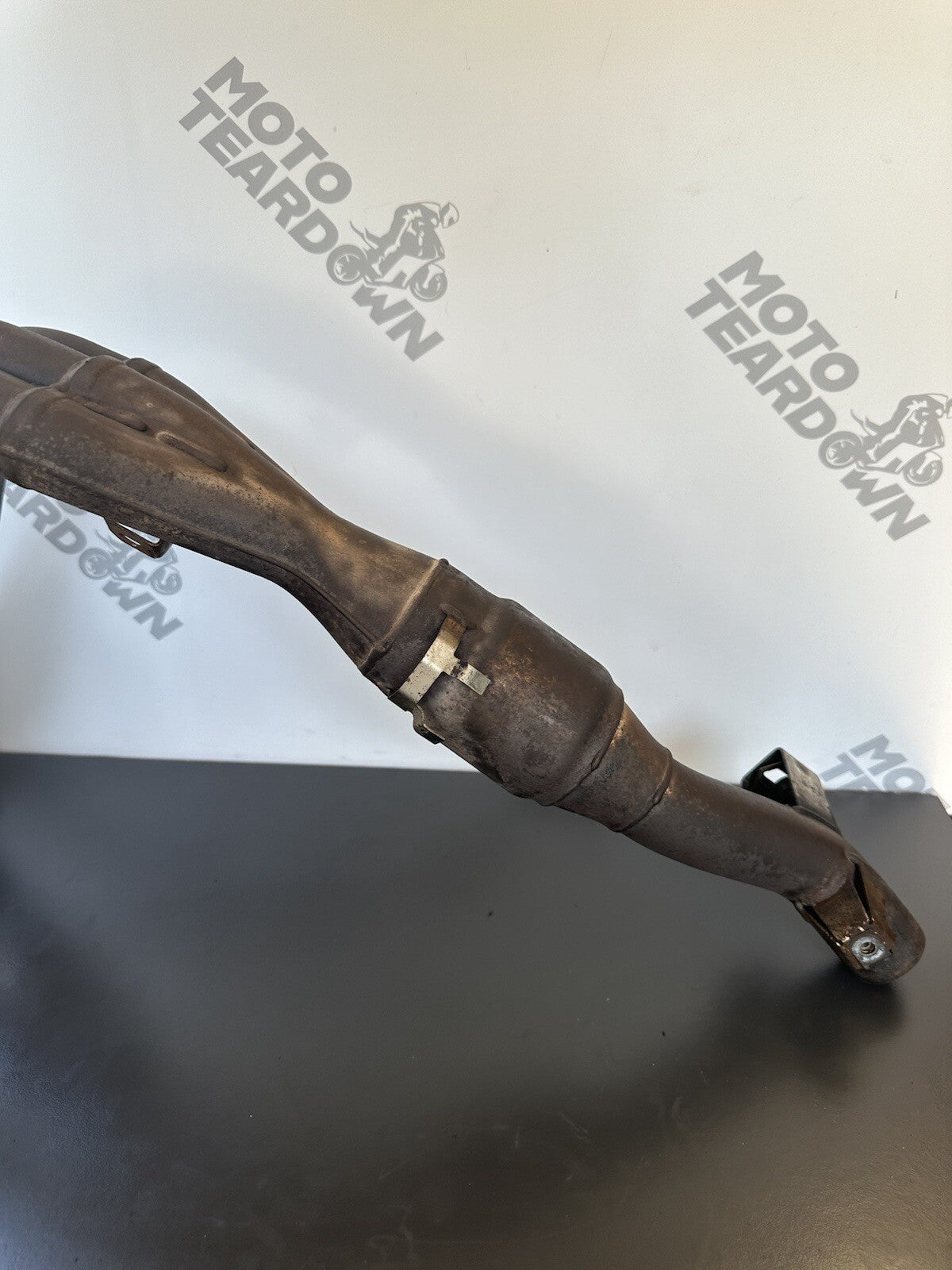 TRIUMPH SPEED TRIPLE 1050 EXHAUST DOWN PIPES CRACKED - SPARES / REPAIRS 19,161m