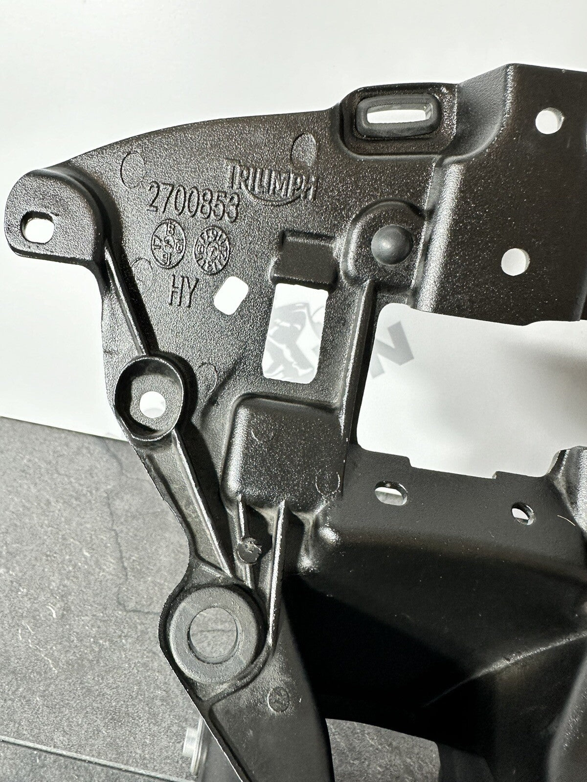 Triumph Street Triple 765 RS 2018 Clock Stay Top Bracket 15244 Miles 2017-2024