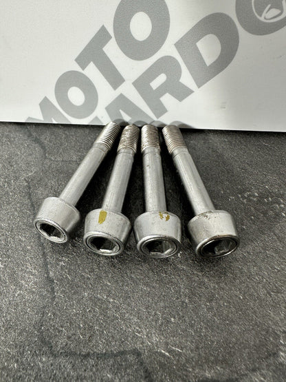 Triumph Street Triple 765 RS 2017 Caliper Mount Bolts 10580 Miles 2018-2024 OEM