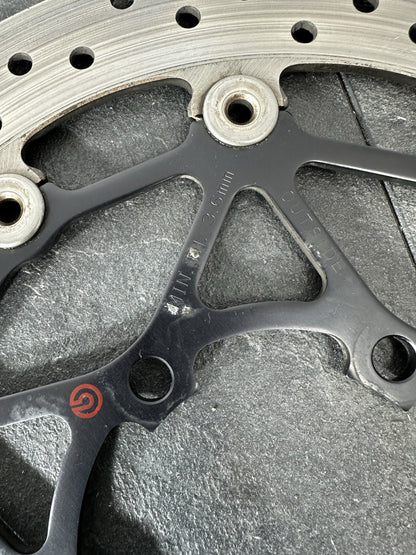 Triumph Street Triple 675 R 2015 BREMBO Front Brake Discs 2013-2016 16470 Miles