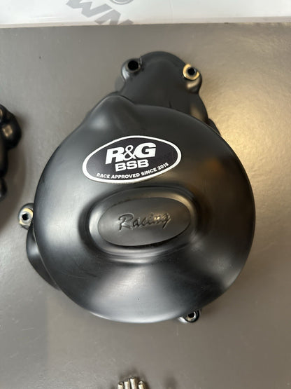 R&G Engine Case Covers Left And Right Triumph Street Triple 675R R+G Covers 2011