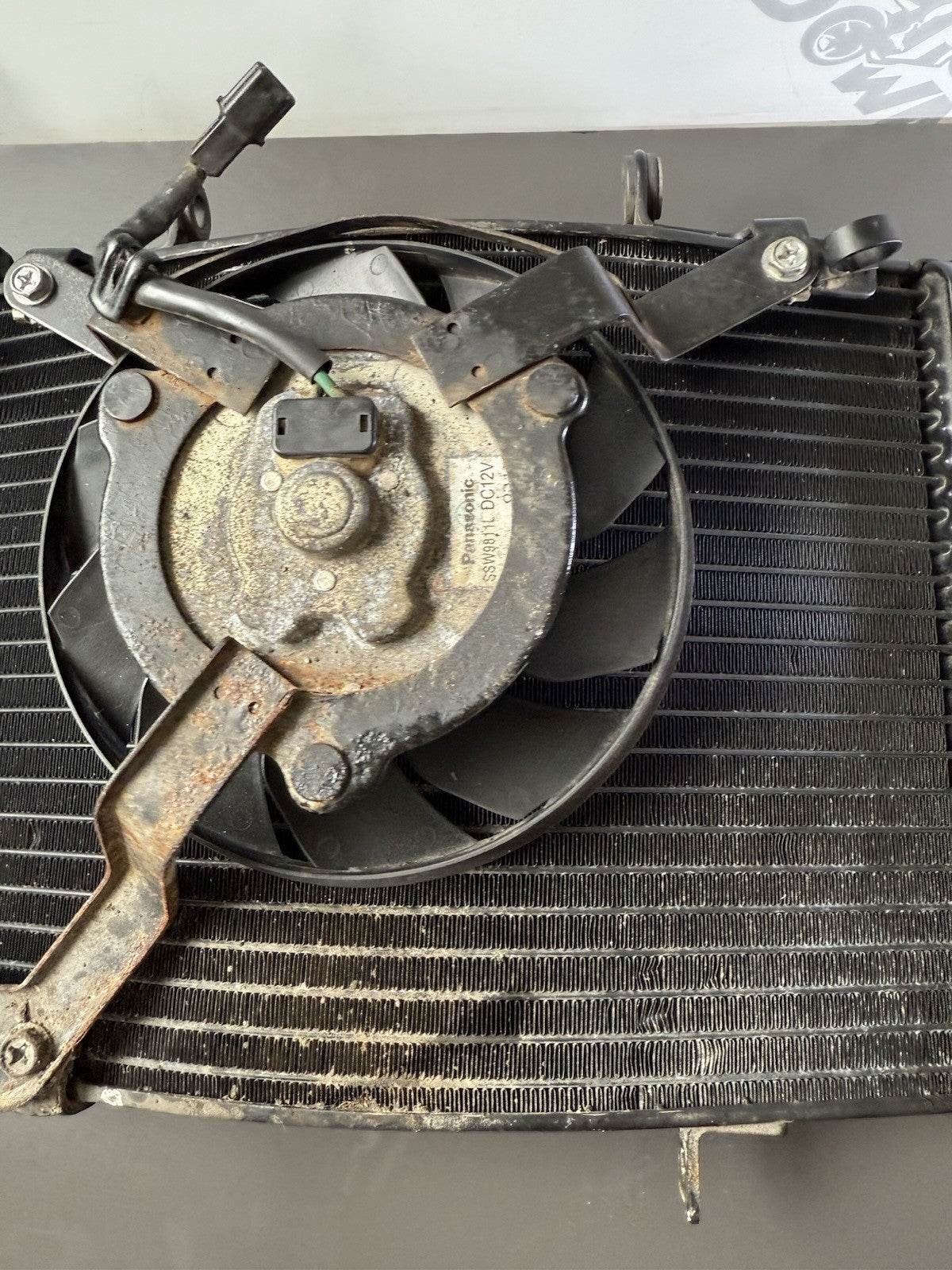 Triumph Street Triple 675R Radiator & Fan Rad 2008-2011  675R Radiator 2010 OEM