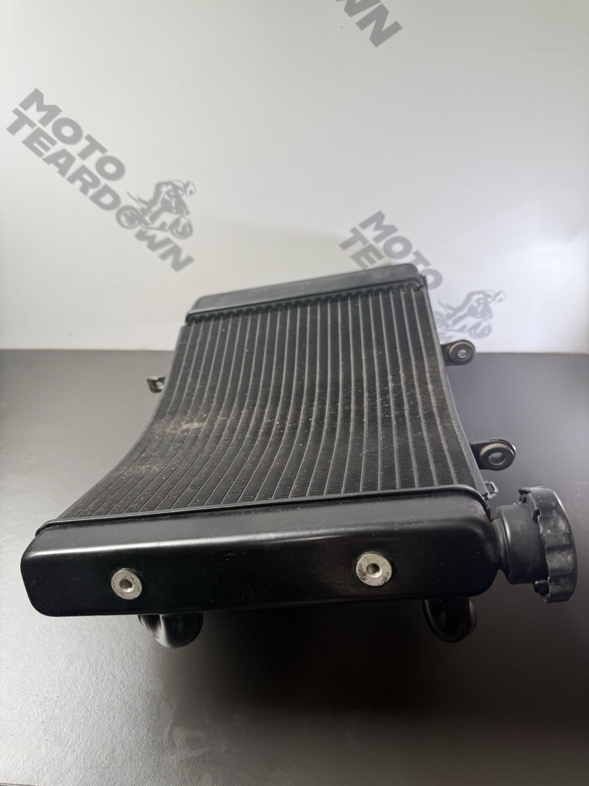 Triumph Street Triple 675R Radiator & Fan Rad 2008-2011  675R Radiator 2010 OEM