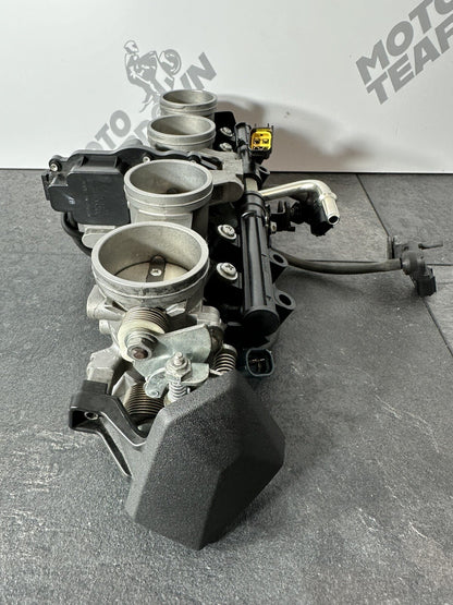 Kawasaki Z800 2016 Mikuni Throttle Bodies Injectors 12691 Miles 2013-2018 OEM