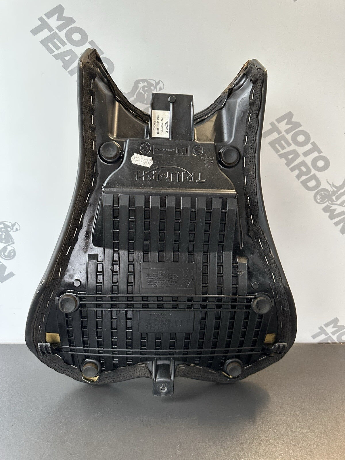 Triumph Street Triple 765S Riders Seat Main Seat 2017-2019 T2303713 *TORN* OEM