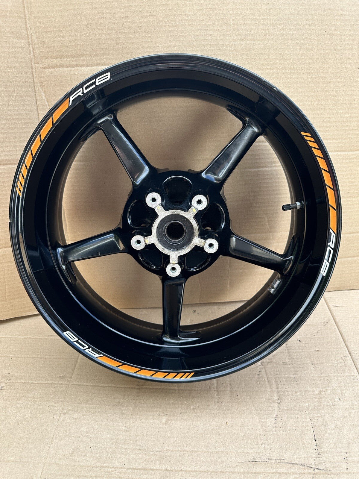 KTM RC 8 RC8 1190 2008 - 2011 Rear Wheel Rim 17 x 6.0 Brembo Black KTM RC8 Rear